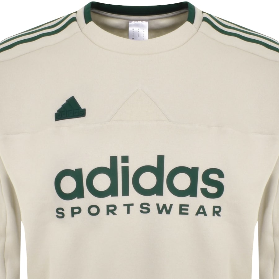 Beige sweatshirt adidas best sale